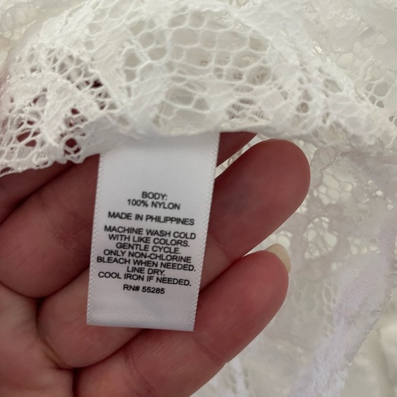 Express White Lace Tank Top - Picture 7 of 7